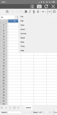 AndroXLS android App screenshot 5